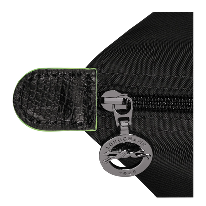 Le Pliage tas, Zwart – Gerecycled Canvas (M)